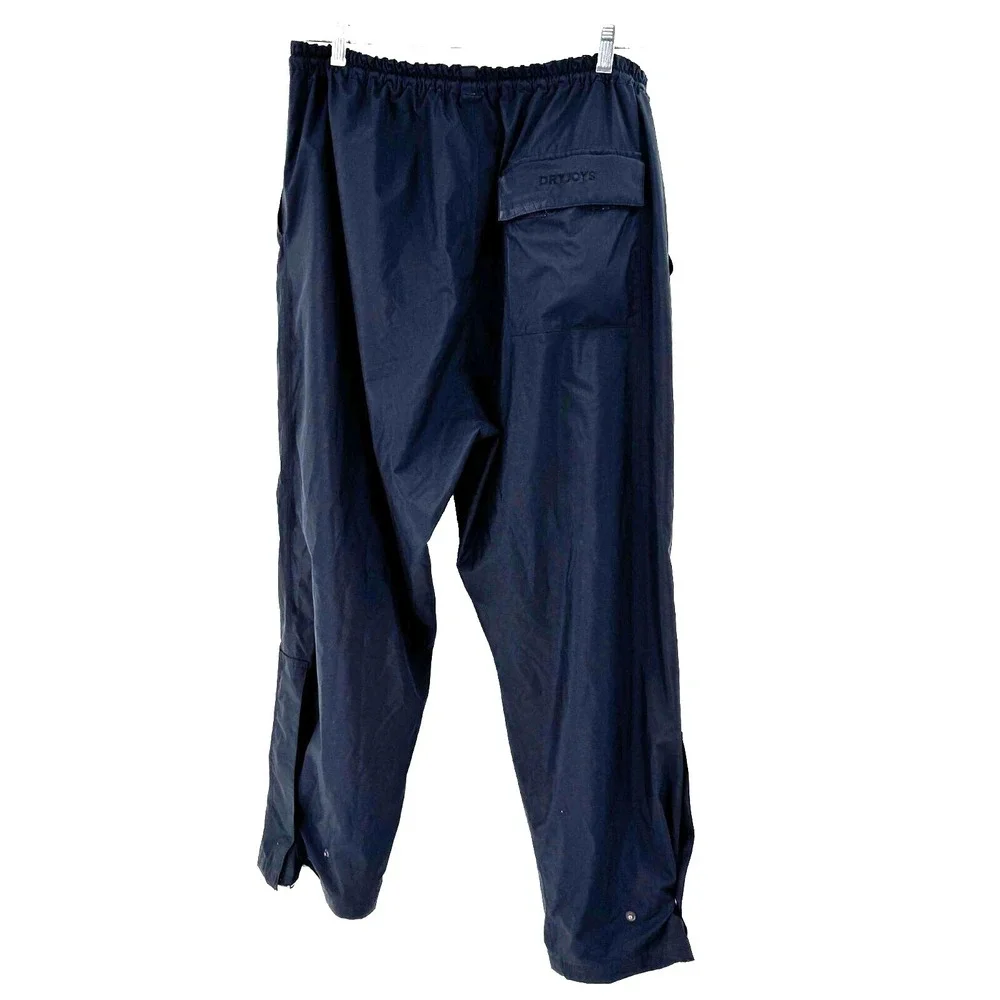 FootJoy DryJoys‎ Water Resistant Pullover Golf Pants Men's XL Black Windbreaker